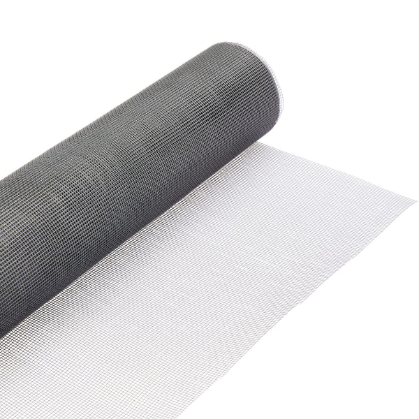 Stockroom Plus Screen Door Mesh Replacement Roll - 59 x 118 in Gray Window Screen - Tear-Resistant Mesh & Insect Barrier - image 1