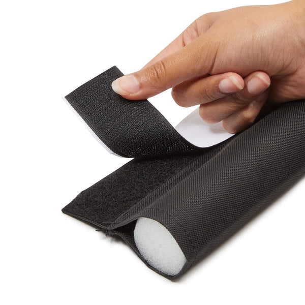 Stockroom Plus One-Sided Under Door Draft Stopper for Underdoer Seal, Soundproof Foam Noise Blocker for Bottom of The Door, 36 in, Black - Under Draft Stopper - image 1