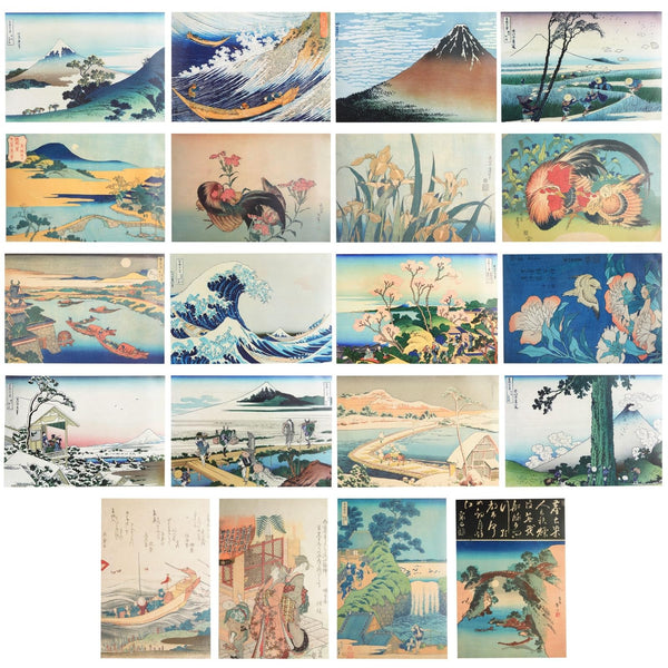 The Stationery Hokusai Wall Art Poster Pack - 13 x 19 in, 20-Pack, Multicolored - Japanese Wall Decor Art Prints for Room Decor - image 1