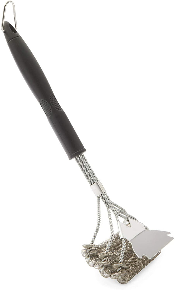 Bristle Free Grill Brush and Scraper, Cleaning Tools for Gas Grill, BBQ Barbeque, 17 in. - image 1