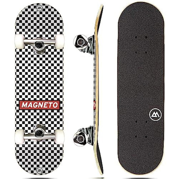 Magneto Cruiser Board - Kid Skateboard for Ages 3-6 - Mini Skateboard with Maple Concave Deck - Smooth Ride Skate Board with 95A Wheels - 27.5" x 7.75", Tie Dye - image 1