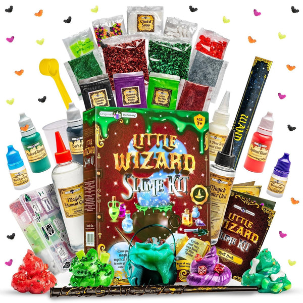 Original Stationery Wizard Slime Kit - Multicolor, Ages 7+ - DIY Magic Potion Set with Cauldron & Wand, Glow-in-The-Dark Slime & Add-Ins for Creative Play - image 1