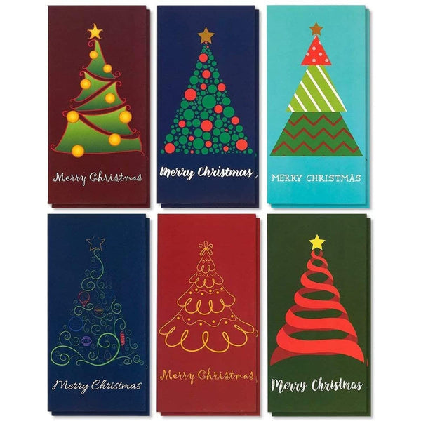 BEST PAPER GREETINGS Money Cards for Cash Gift - Secure Trifold Cash Gift Envelopes - Six Tree Designs & Card Holders - Cardstock & Money Envelopes - 3.6 x 7.25 in, Pack of 36 - image 1