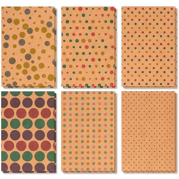 Best Paper Greetings Blank Cards & Envelopes - 4 x 6 In Kraft Paper, 36-Pack Polka Dot Note Cards with Envelopes for All-Occasion Thank You & Birthday - image 1