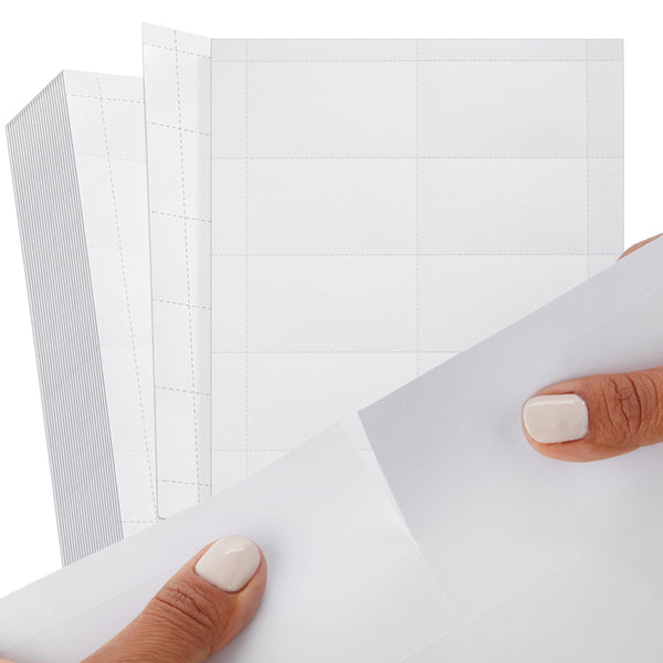 200PK Blank Business Card Paper for Printer - White - image 1