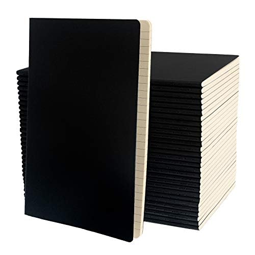 Simply Genius Journaling Notebooks - A5 (5.5 x 8.3In) 30-Pack, Black Softcover, 92 College Ruled Pages - Writing Journal for Work, Study & Professional Use - image 1