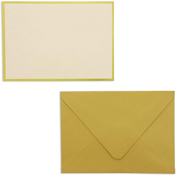 Sustainable Greetings Blank Invitation Cards & Envelopes - Premium 180 GSM Cardstock - Versatile Blank Cards with Envelopes - Gold Mailers Included - 48 Pack, 5 x 7 in - image 1