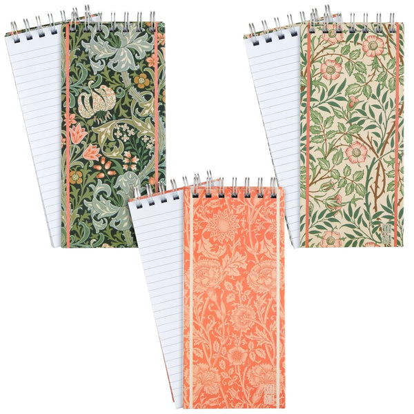The Gifted Stationery Hardcover Spiral-Bound Notebook Pack - Top-Bound Spiral Notepads - Grocery List Notebook - Office & School Notepads - 8.4 x 3.75 in, 100 Sheets/200 Pages, Pack of 3 - image 1