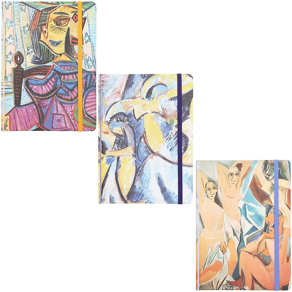 Juvale Hardcover Notebook Pack - 7 x 5 In, Multi-Color, Modern, 3 Pack - 160 Ruled Pages Lined Journal - Travel Journal for Writing & Drawing - image 1