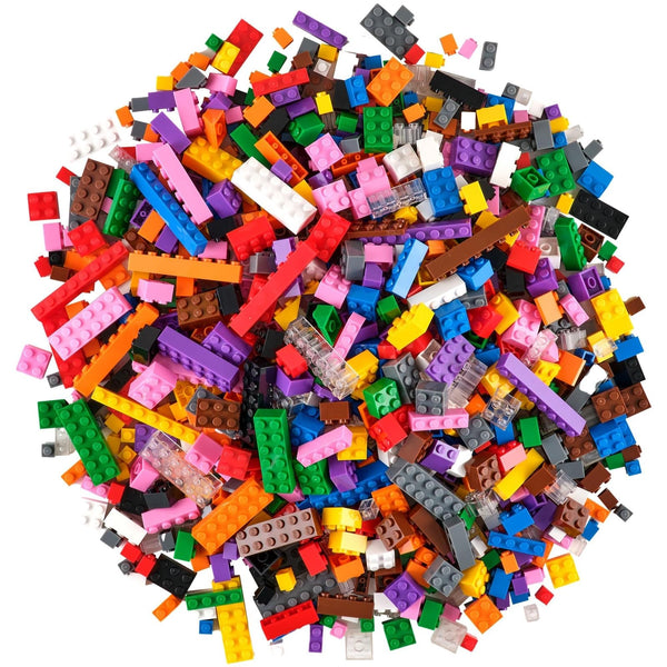 Strictly Briks Building Blocks Starter Kit - Brick Set Compatible with Major Brick Brands - Kid Toy Building Kit & Educational Bundle - Creative Block Set for Adults - 672 Pieces, Multi Color - image 1