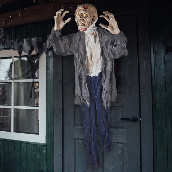 Halloween Hanging Zombie and Groundbreaker Decoration for The Best Halloween Decorations Zombie Outdoor Prop with Flowing Robe - image 1