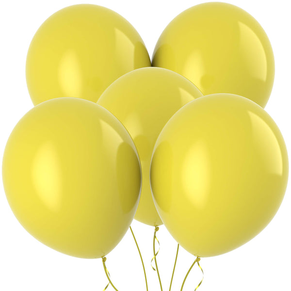 PREXTEX Yellow Jumbo Balloons - 30 Extra Large 18 Inch Yellow Balloons for Photo Shoot, Wedding, Baby Shower, Birthday Party and Event Decoration - Strong Latex Big Round Balloons - Helium Quality - image 1