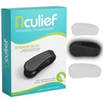 Aculief Acupressure Wearable Clip - Natural Tension Management - Portable Discreet Comfort - Adjustable Fit - Small, Black