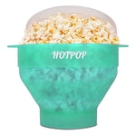 The Orginal HotPop Silicone Popcorn Maker - Microwave Popcorn Popper with Handles - Collapsible Bowl, Heat-Resistant, Easy...