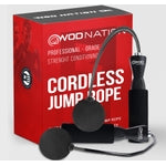 WOD Nation Weighted Ropeless Jump Rope for Men - Adjustable Cordless Jump Rope with Weighted Balls & Digital Counter - Cal...