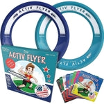 Activ Life 2 Pack Flying Rings for Kids, Fun Beach Toys, Gifts for Boys & Girls Aged 3-14, Cool Family Outdoor Games, Play...