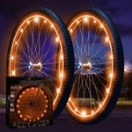 Activ Life 2-Tire Pack LED Bike Wheel Lights with Batteries Included, Get 100% Brighter and Visible from All Angles for Ul...