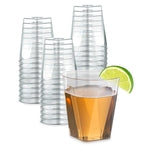 Prestee Clear Plastic Shot Glasses, 2 oz Disposable Shot Glasses - Bulk 100 Pack, Durable Small Cups for Shots, Mini Drink...