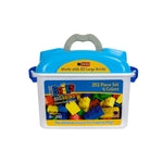 Strictly Briks 252 Piece Toddler Building Blocks, Vibrant Red Green Blue Yellow Bricks, Easy-Grip Large Blocks Compatible ...