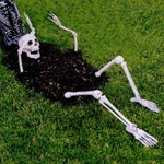 PREXTEX Skeleton Coming Out of The Ground - Life-Sized Unique Groundbreaker Skeleton Stakes for Outdoor Yard Halloween Dec...