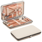 Okuna Outpost 23-Piece Manicure Pedicure Kit - Compact Travel Nail Kit - Precision Nail Clipper Set with File, Tweezers & ...