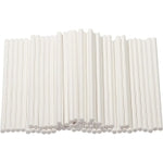 Genie Crafts Popsicle Sticks - 4-Inch White, 300 Pack - Sturdy & Practical Craft Paper for Cake Pops, Lollipops & Candy Ap...