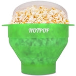 The Original Hotpop Microwave Popcorn Popper, Silicone Popcorn Maker, Collapsible Bowl and Dishwasher Safe- 20 Colors Avai...