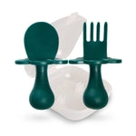 Grabease Baby Feeding Utensils Set - Infant and Baby Fork and Spoon for Ages 1-11 Months, BPAs and Phthalate-Free Cutlery,...