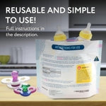 Impresa Microwave Baby Bottle Steam Bags - Reusable Up to 20 Uses & Baby Travel Essential - Multipurpose Steam Bag for Bre...