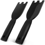 IMPRESA 2-Pack Scraper Spatulas - Compatible with George Foreman Indoor Models - Heat Resistant Up to 400°F Electric Grill...