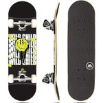 Magneto Maple Wood Complete Skateboard - Quality Skateboard for Kids - Wide Deck for Adult Men - Kids 27.5in x 7.75in, Wil...