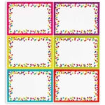 Bright Creations Name Tag Stickers for Classroom Supplies - 144 Labels, 3.5 x 2.5 in, Multicolor - Teacher Supplies & Stud...
