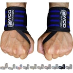 WOD Nation Wrist Wraps for Weightlifting - 12 In, Black & Dark Blue - Support Straps for Strength Training, Powerlifting &...
