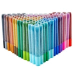 Bright Creations Bulk Glitter Glue Pens 100 Pack - 0.35 oz Each, 20 Metallic Colors - Glue Pens for Crafting & Slime - Gli...