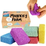 IMPRESA Monkey Foam Giant Foam Blocks - 5-Pack - Calming Sensory Play & Sensory Toys for Kids - Squishy Molding & Creative...