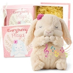 Tickle & Main Everybunny Prays Bunny Plush & Musical Prayer Toy for Christening Gifts for Girls - Pink, 7 in - Baby Dedica...