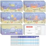 Prop Money Checkbook Set - Math Manipulatives & Fake Checks - Homeschool Supplies & Financial Literacy for Kids - Realisti...