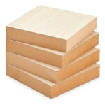 Bright Creations Unfinished Wood Painting Blocks - Wood Squares for DIY Craft & Photo Display - Smooth MDF Panels for Craf...