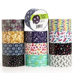 Simply Genius Decorative Patterned Duct Tape - Vision Board Supplies & Scrapbooking - Colored Masking Tape & Arts & Crafts...
