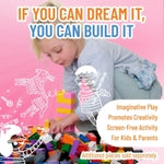 Best Blocks Chunky Bricks Building Set - Large Pieces for Ages 3 & Up - Open-Ended Toys for Creative Play - Kids Blocks fo...