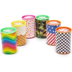 Blue Panda Prism Set for Kids Mini Kaleidoscopes - 48-Pack, Blue, 1.7 x 1.1 in, 6 Designs - Bulk Science Party Favors & Cl...
