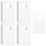 Wellbrite Disposable Bibs for Adults - 15.5 x 23.6 in - White, Pack of 100 - Over-the-Head Design & Adult Disposable Bib -...