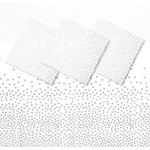 Polka Dot Tablecloth, Plastic Table Covers (54 x 108 in, 3 Pack)