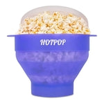The Original Hotpop Microwave Popcorn Popper, Silicone Popcorn Maker, Collapsible Bowl and Dishwasher Safe- 20 Colors Avai...