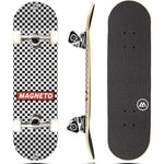 Magneto Skateboard - 9-Ply Maple Deck for Kid Skateboarders & Teen Beginners - Double Kicktails & ABEC-5 Bearings for Tric...
