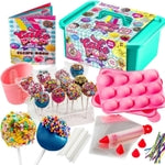 GirlZone Cake Pop Craze Kit, Baking Set for Kids Ages 10–12 with Cake Pop Mold, Stand, Gifting Bags & Decorating Pen, Fun ...
