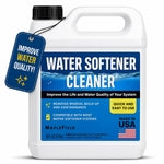 Maplefield Water Softener Cleaner Solution - 16 oz (2 uses) - Recharge Resin, Remove Contaminants and Mineral Build up - U...