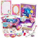 GirlZone Princess Stationery Set - 45-Piece Fairytale Letter Writing Set, Multicolor Note Paper with Fairies & Fairy Lette...