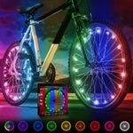 Activ Life Bike Wheel Lights 2 Pack, 2026 Edition Secure Strap & Brighter, Weatherproof LED Bicycle Lights, Battery Powere...