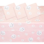 Sparkle and Bash Cat Tablecloth 3 Pack - Pink, 54 x 108 in, Disposable Plastic - Kitten Tablecloths & Pink Cat Party Decor...